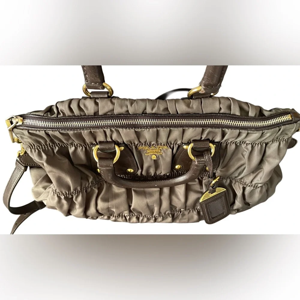 Prada Tessuto Nylon Gaufre Tote Bag - Picture 5 of 16